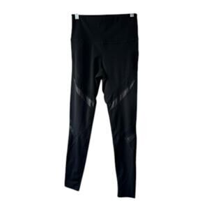 Jenna Dewan x Danskin Black High Waisted Mesh Insert Leggings Women's Small New